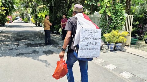Aksi Nekat Deny, Jalan Kaki 114 Hari dari Medan ke Solo untuk Bertemu Jokowi