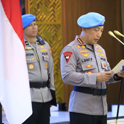Pelepasan Satgas Perdamaian Polri