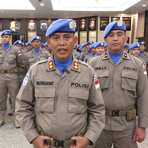 Pelepasan Satgas Perdamaian Polri