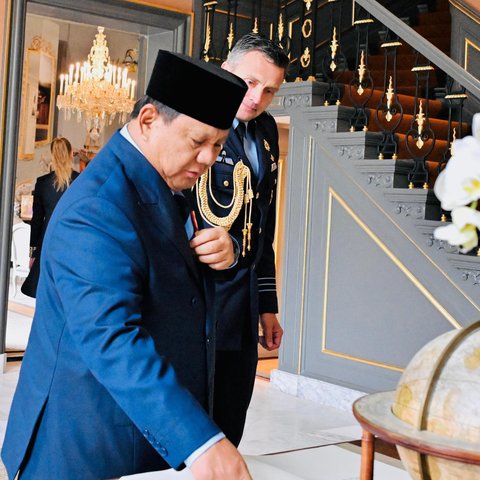Prabowo Temui Raja dan Ratu Belanda di Istana Huis ten Bosch