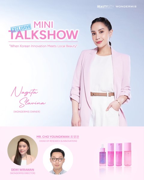 Talkshow bareng Nagita Slavina di BEAUTYSITY 2025.
