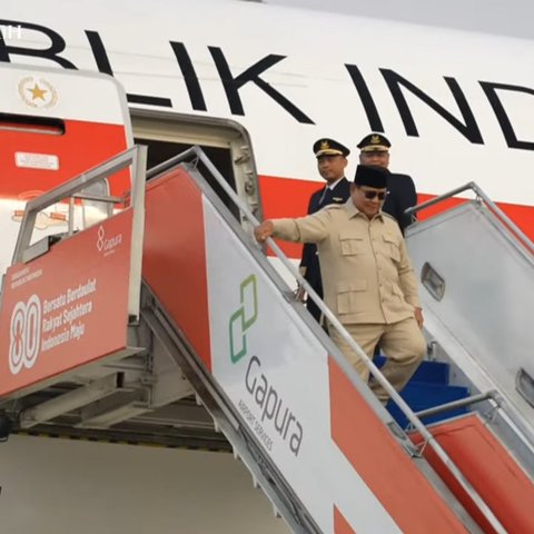 Prabowo Tiba di Indonesia Usai Kunjungan Keempat Negara