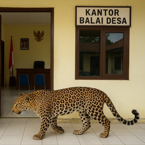 ilustrasi macan tutul