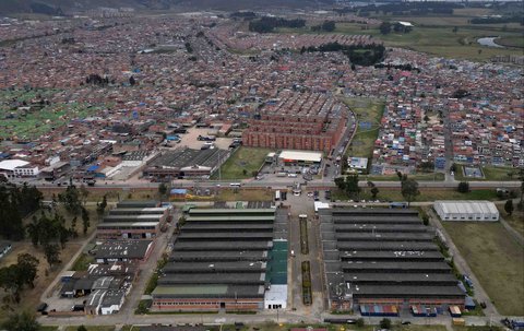 Pabrik Senjata dan Amunisi Jose Maria Cordova di Soacha, dekat Bogota, Kolombia, Senin (29/09/2025) waktu setempat.