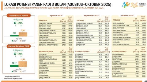 Panen Raya di 10 Propinsi, Pasokan Beras Nasional Sangat Aman dan Terkendali