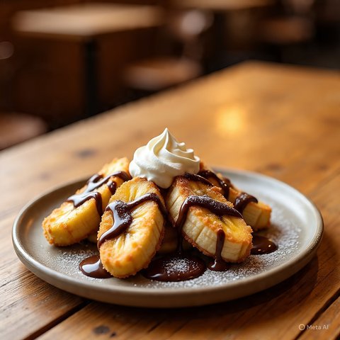 Pisang Goreng Cokelat Keju