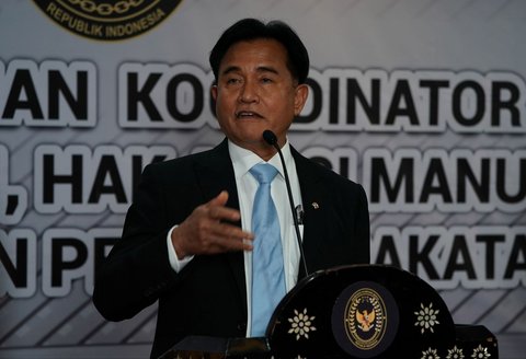 Menteri Koordinator Bidang Hukum, HAM, Imigrasi, dan Pemasyarakatan Yusril Ihza Mahendra dan Mendagri Australia bertemu bahas pemulangan narapidana Bali Nine, pada Selasa (3/12/2024).