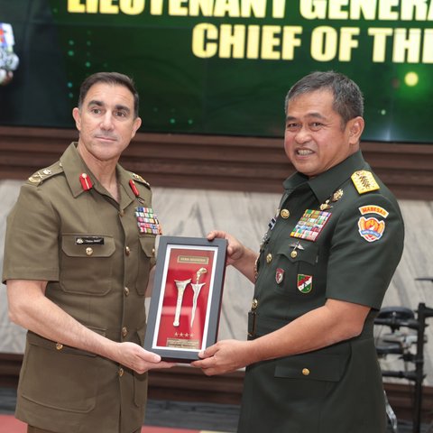 Kasad TNI Jenderal Maruli Simanjuntak Bertemu Kasad Australia