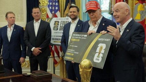 Presiden FIFA, Gianni Infantino. (Bola.com/Dok.FIFA).