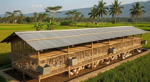 7 Tips Ternak Bebek Petelur dengan Kandang dari Bambu dan Seng Bekas, Telur Bisa untuk Dapur dan Dijual (Foto: Gemini AI)