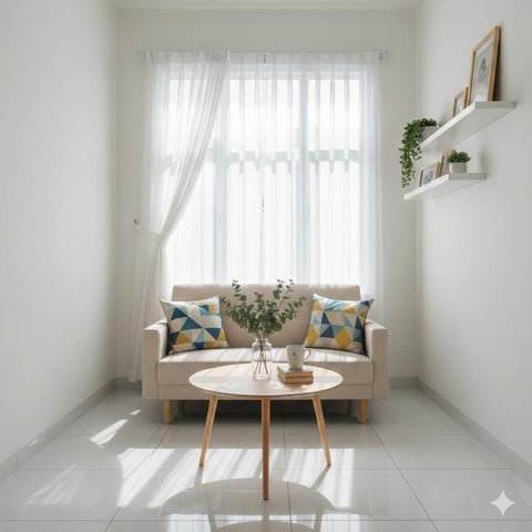 Rumah subsidi Gunakan Karpet Berukuran Besar (Gemini AI)