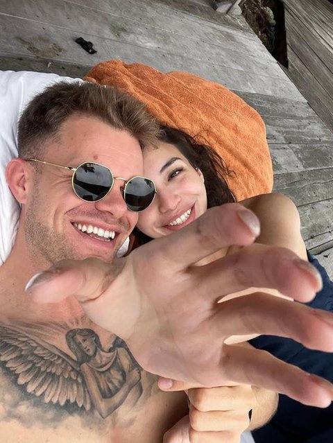 Potret Manohara dan Kristian Hansen (Foto: IG/thekristianhansen)
