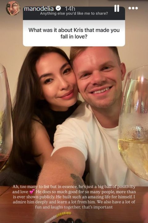 Potret Manohara dan Kristian Hansen (Foto: IG/thekristianhansen)