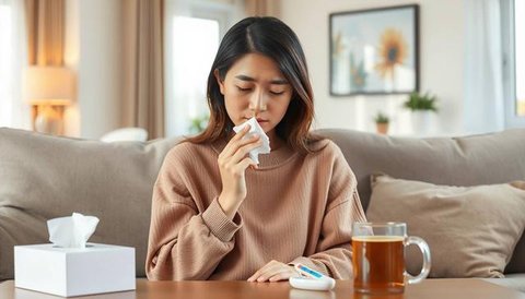 cara mencegah flu (Image by AI)