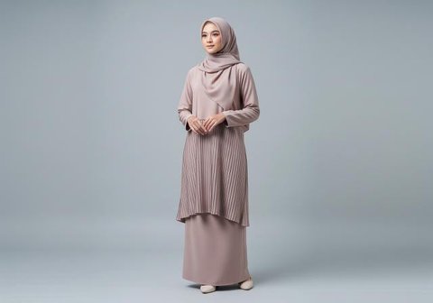 Model Gamis Tunik Ala Gen Z untuk Ramadhan 2026 (Sumber; gemini.com)