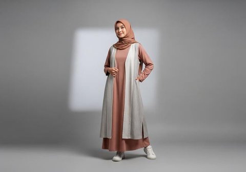 Model Gamis Tunik Ala Gen Z untuk Ramadhan 2026 (Sumber; gemini.com)