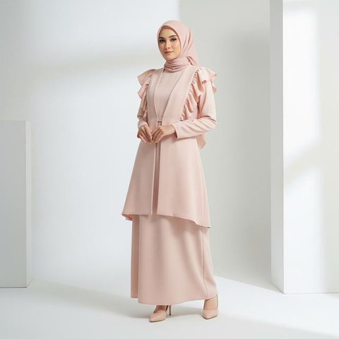 Inspirasi Tren Baju Rompi Lepas untuk Lebaran 2026/AI