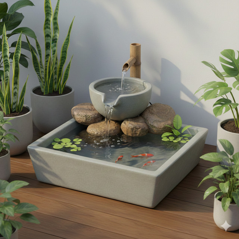 Model Kolam Ikan Minimalis (created by AI)
