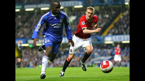 Asisten pelatih Manchester United, Darren Fletcher. (AFP/Paul Ellis)