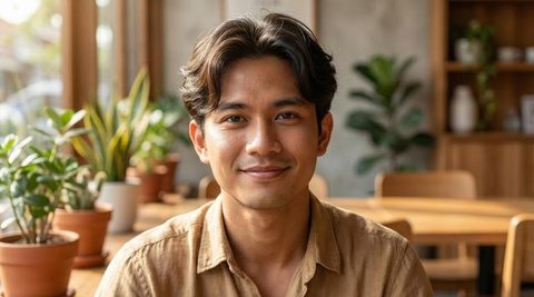 7 Model Rambut Pria Pendek Belah Tengah yang Stylish, Bikin Tampilan Rapi dan Percaya Diri di Berbagai Kesempatan (Foto: Gemini AI)