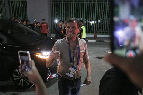 Asisten pelatih timnas Indonesia Alex Pastoor. (Instagram)