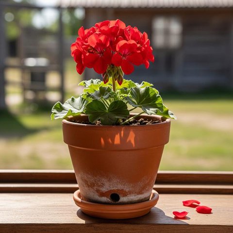 Bunga Geranium (Gemini AI)