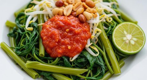 Sambal Kangkung yang Segar dan Enak