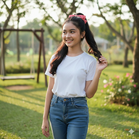 Model rambut panjang anak perempuan tren 2026 (Foto: ChatGPT)