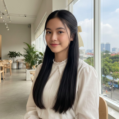 Model rambut panjang anak perempuan tren 2026 (Foto: ChatGPT)