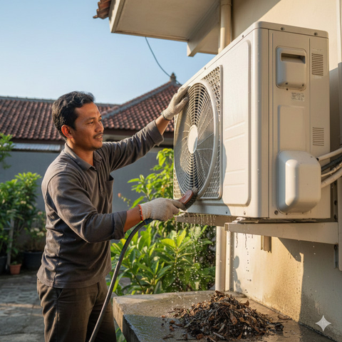 Cara Merawat AC Inverter agar Tetap Awet (Foto: Gemini AI)