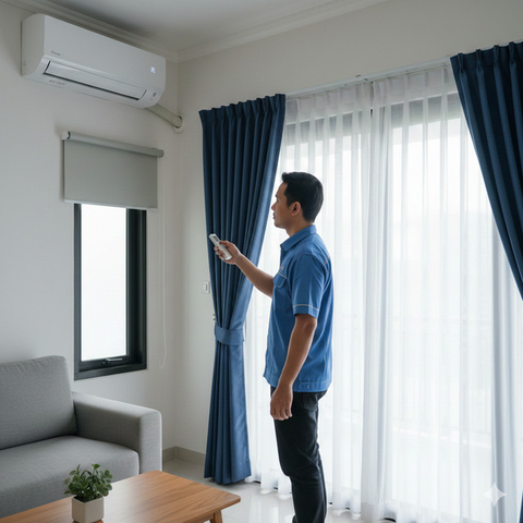 Cara Merawat AC Inverter agar Tetap Awet (Foto: Gemini AI)