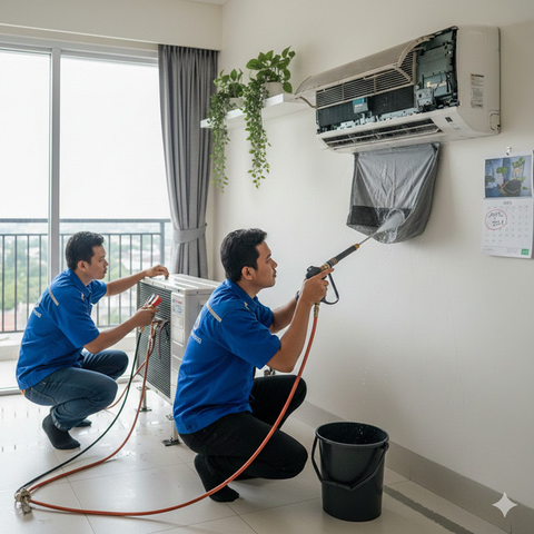 Cara Merawat AC Inverter agar Tetap Awet (Foto: Gemini AI)