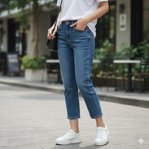 7 Model Celana 3/8 untuk Wanita yang Stylish, Nyaman dan Cocok untuk Berbagai Aktivitas (Foto: Gemini AI)