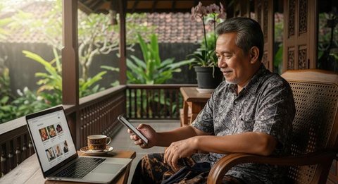 10+ Ide Jualan Rumahan untuk Bapak-Bapak Pensiunan, Cocok Dikerjakan Santai Setiap Hari (Foto: Gemini AI)