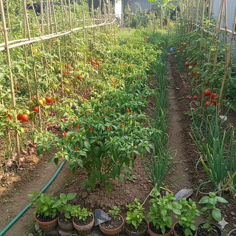 Ide Kebun Cabai Rawit Hemat Biaya (Foto: ChatGPT)