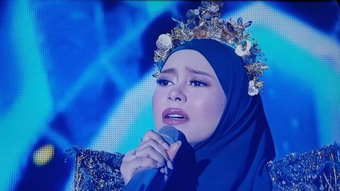 Lesti dalam Konser Raya 31 Tahun Indosiar Luar Biasa. (Indosiar)