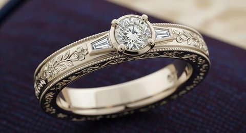 Model Cincin Nikah Berlian Terbaru/AI