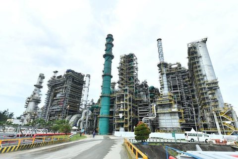 Fasilitas Residual Fluid Catalytic Cracking (RFCC) Complex proyek Refinery Development Master Plan (RDMP) Balikpapan. (Dok Pertamina)