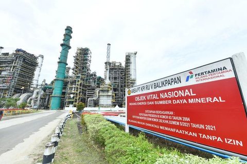 Menteri ESDM Bahlil Lahadalia saat Peresmian RDMP Balikpapan, Senin (12/1/2026). (Foto:Liputan6.com/Tira Santia)