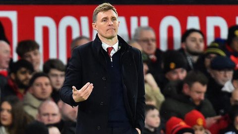 Pelatih interim Manchester United asal Skotlandia, Darren Fletcher. (PETER POWELL/AFP)