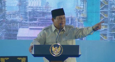 Prabowo Beri Sambutan di Depan Para Atlet RI yang Bertarung di SEA Games-33 (Foto: Lizsa Egeham/Liputan6.com)