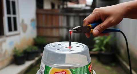 Cara Membuat Pot Tanaman dari Thinwall Bekas/ AI