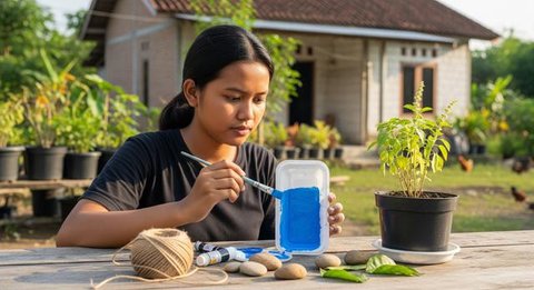 Cara Membuat Pot Tanaman dari Thinwall Bekas/ AI