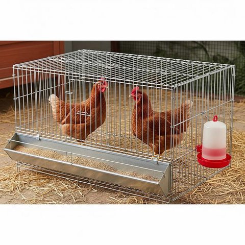 Model Kandang Ayam Petelur (Gemini AI)