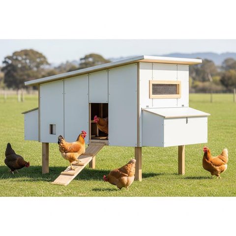 Model Kandang Ayam Petelur (Gemini AI)