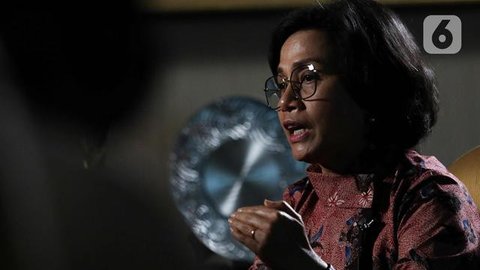 Menkeu Sri Mulyani saat rapat kerja gabungan bersama BPJS dan DPR di Kompleks Parlemen, Jakarta, Selasa (18/2/2020). Rapat membahas kenaikan iuran BPJS Kesehatan, data peserta Penerima Bantua