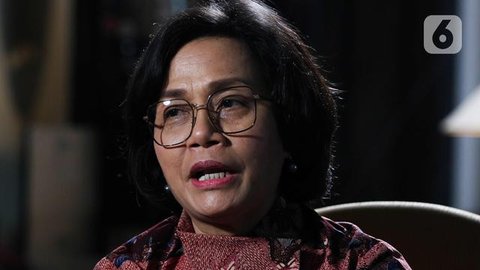 Menkeu Sri Mulyani saat rapat kerja gabungan bersama BPJS dan DPR di Kompleks Parlemen, Jakarta, Selasa (18/2/2020). Rapat membahas kenaikan iuran BPJS Kesehatan, data peserta Penerima Bantua