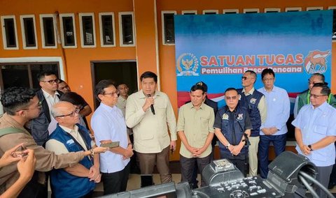 Menteri Perumahan dan Kawasan Permukiman (PKP) Maruarar Sirait menghadiri Rapat Koordinasi Tingkat Menteri terkait Tindak Lanjut Arahan Presiden RI dalam percepatan penanganan bencana. (Dok K