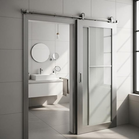 Model Pintu Kamar Mandi Aluminium yang Awet dan Tidak Cepat Kusam (AI)
