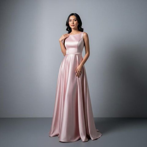 Model Baju Bridesmaid Bahan Satin/AI
